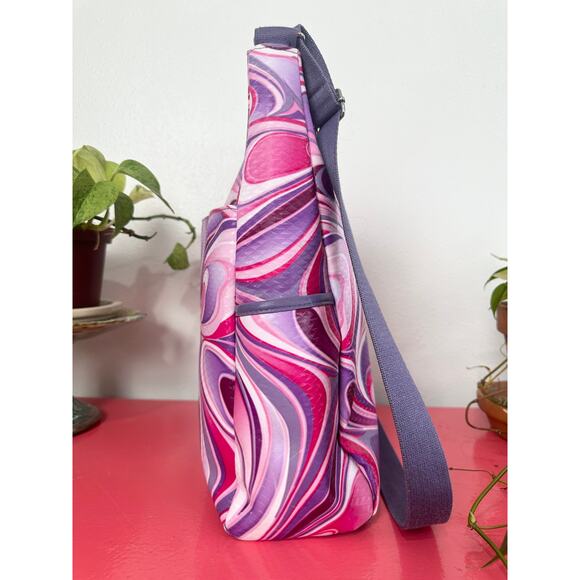 Y2K Psychedelic Swirl Crossbody Shoulder Bag - Picture 7 of 16